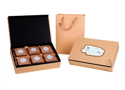 【義統包裝2015年前新款 茶緣六罐裝禮盒 金色茶葉包裝盒】價格,廠家,圖片,茶葉包裝,廣州市義統包裝制品-